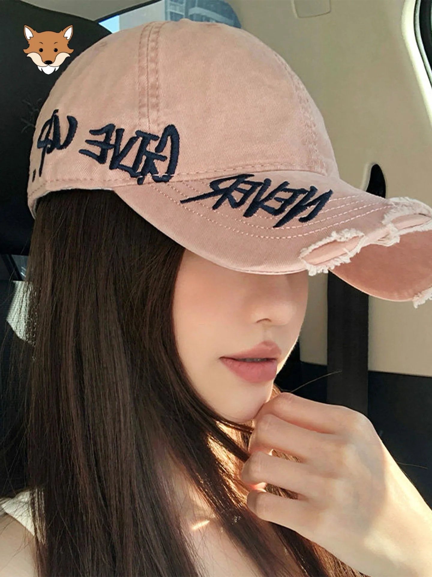 washed-denim-baseball-cap-women's-new-style-wide-brim-face-slimming-duckbill-cap-fashionable-summer-cap-for-all-ages