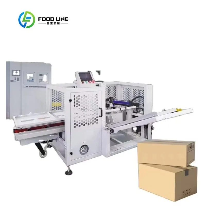 High Speed Automatic Corrugated Cardboard Small Box Carton Opening Machine Carton Erector