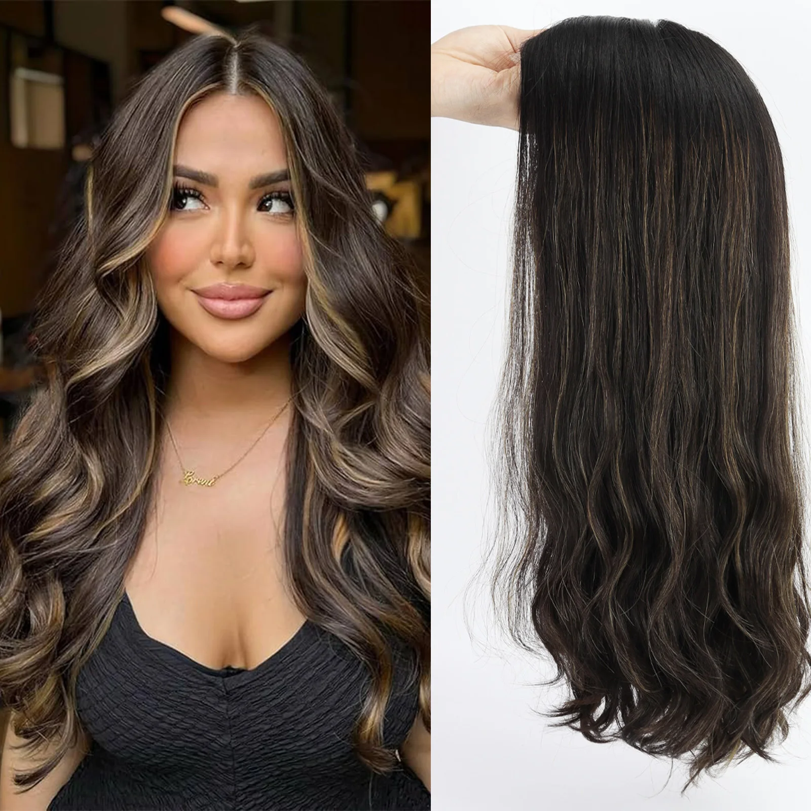 

Высококачественный еврейский парик HD Lace для женщин, натуральные волны, предварительно прорезанный, с детским волосом, из европейских натуральных волос, кошерный шейтель