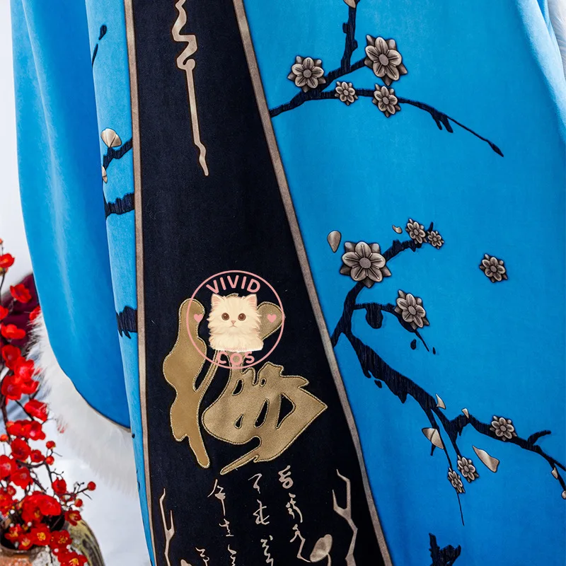 أزياء Honor of Kings التأثيرية: Yi Xing 'Treading Snow in Search of Plum Game Anime Winter ثنائي الأبعاد مرخص للعب الأدوار