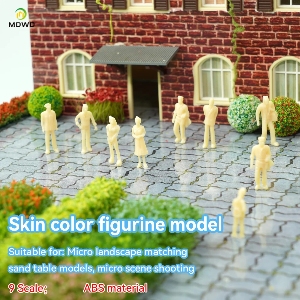 

10pcs Sand table building model 1:30-200 DIY handmade skin color small person simulation character mini doll