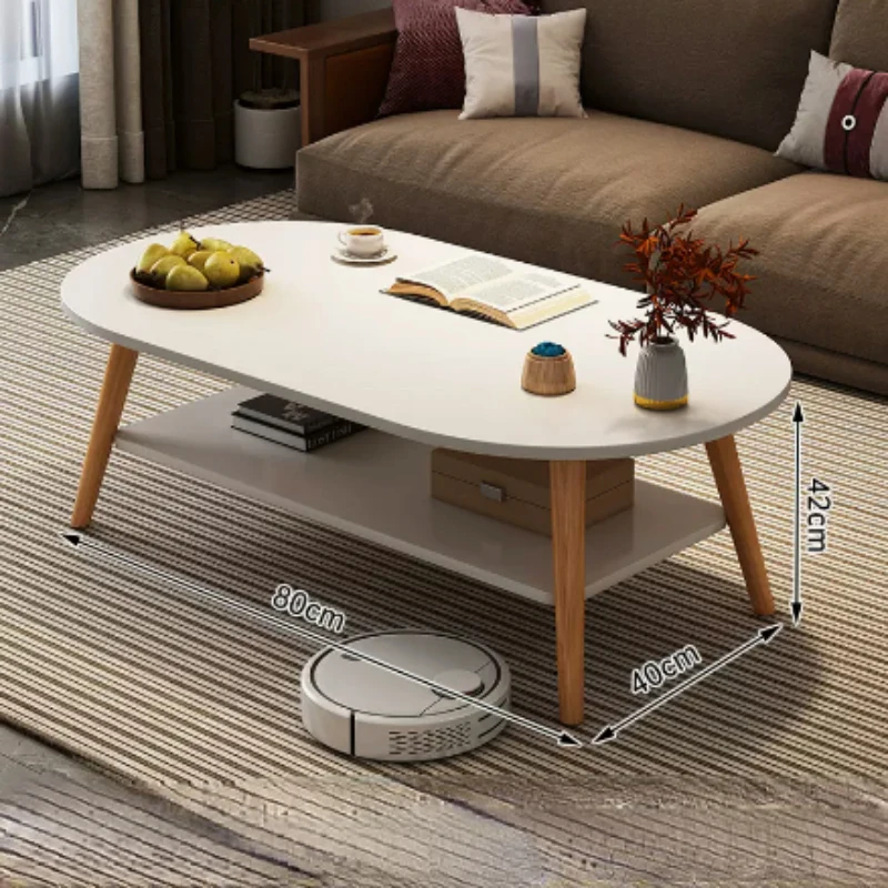 

Nordic White Coffee Table Salon Side Mobile Garden Dining Tables Modern Bedroom Hotel Tocador Maquillaje Home Furniture CJ003