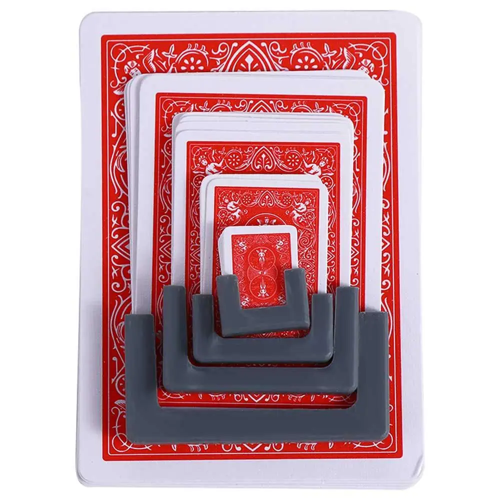 خدعة الساحر الكبيرة إلى الصغيرة الألعاب التفاعلية تقلص بطاقات الخدع السحرية تقلص بطاقات كبيرة إلى صغيرة أوراق اللعب ألعاب سحرية