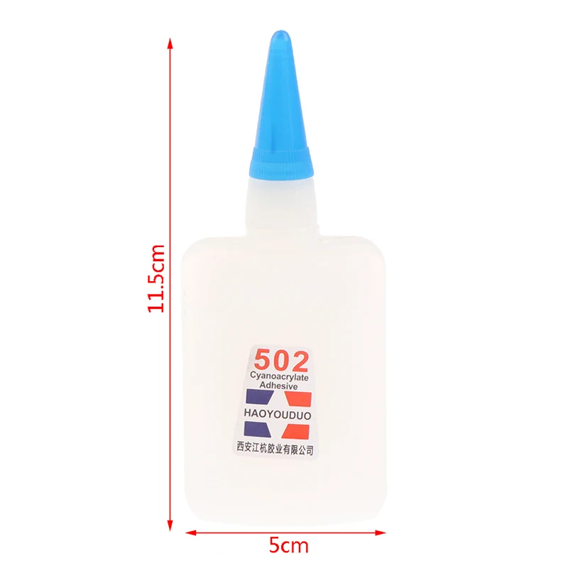 50ml Quick-drying Super Glue 502 Instant Strong Adhesive Toys Crafts Shoes Paper Wood Plastic Fast Repairing Glue Universal