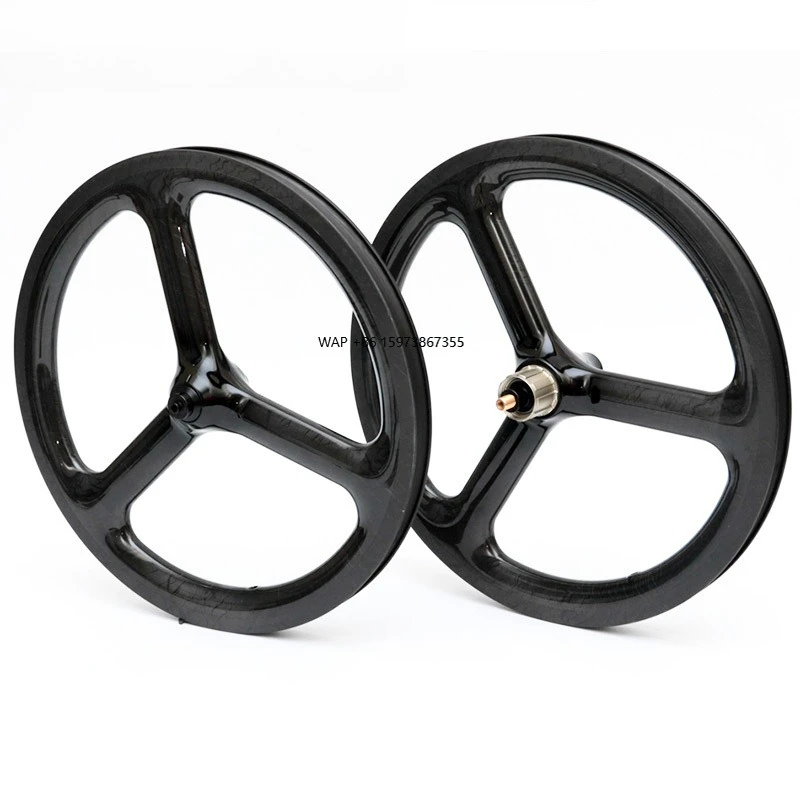 

Aceoffix Carbon Fiber Bike Wheelset 16 Inch 349 Wheels 2-7 Speed V-Brake for P Line C Line ACE C5