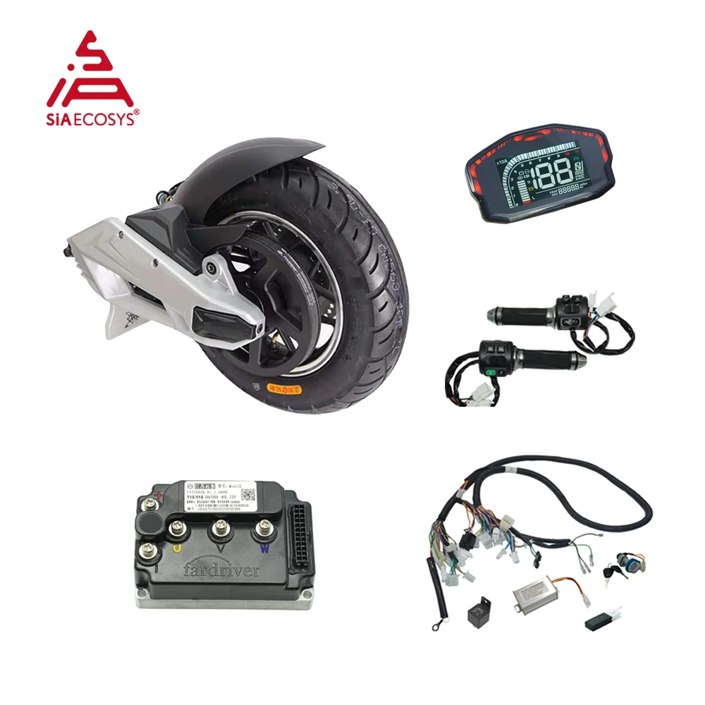 QSMOTOR QSP090B 1000W 72V 10Inch Mid Drive Motor Conversion Kit Brushless Motor Assembly For Electric Scooter