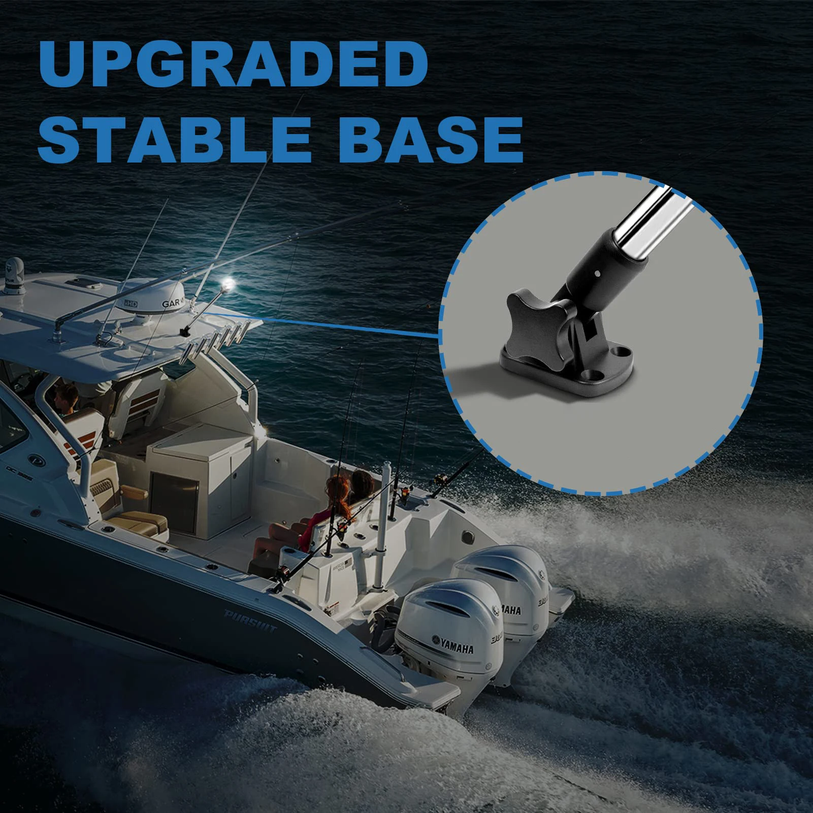 NEW Fold Down 360 Degree LED Boat Navigation Light for Yacht Marine Anchor Light 12~24 V Sailing Signal Light Boat Accessories