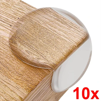 10Pcs เด็กทารกความปลอดภัยซิลิโคน Protector เด็กตารางมุมขอบป้องกันเด็ก Anticollision Edge ป้องกัน Guards