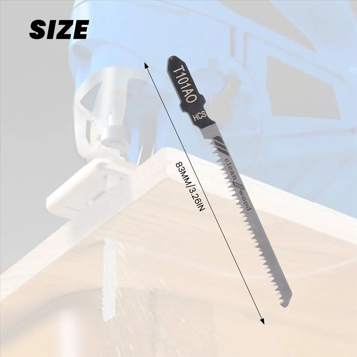 #22S 20Pcs Reciprocating Jigsaw Blade for Wood Plastic Cutting Disc,jig saw,(High-carbon steel)