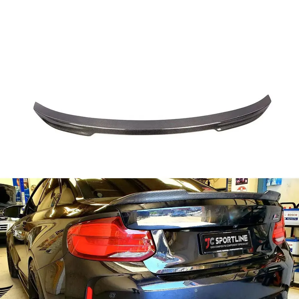 

Carbon Fiber F22 M235i Trunk Lid Spoiler for BMW F87 M2 F22 220i 228i M Sport 14-21