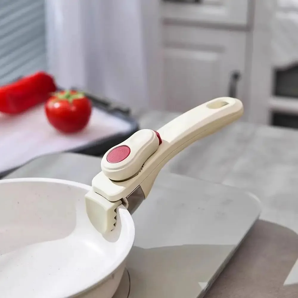 Detachable Removable Pan Handle Anti-Scalding Removable Pan Gripper Ergonomic Knob style Detachable Frying Pan Handle