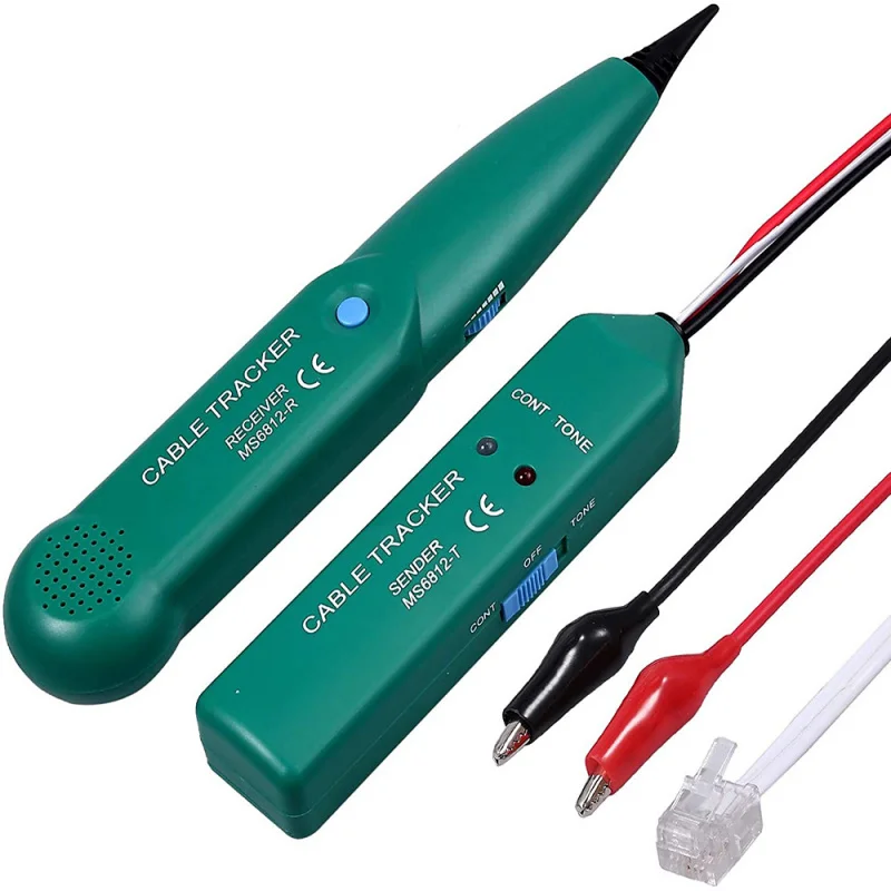 Cable Wire Tracker Tester Network Cable Line Finder Tracer Continuity Test Electrical Circuit Detector LAN Cable Line Inspection