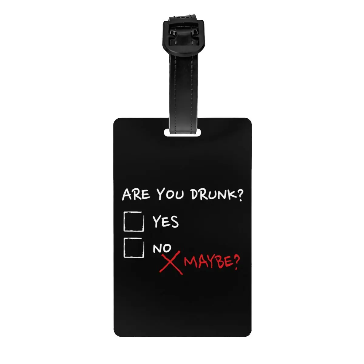 

Are You Drunk Luggage Tag Funny Drinking Saying Travel Bag Suitcase Privacy Cover ID Label