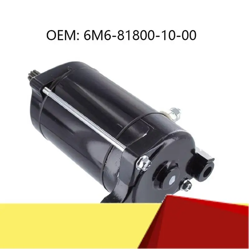 

Black Starters Motor Metal Starters Motor For Yamaha 650Cc 701Cc Personal Watercrafts 6M6-81800-10-00 1990-2005-M53K