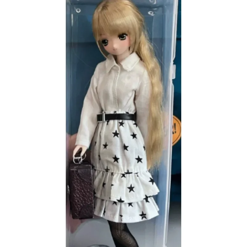 【Ohne Figur】Handgefertigte weibliche Puppenkleidung mit Spitzenbändern und Volantrock für Azone Ob22 Blythe Actionfigur-Modell – Detail 1