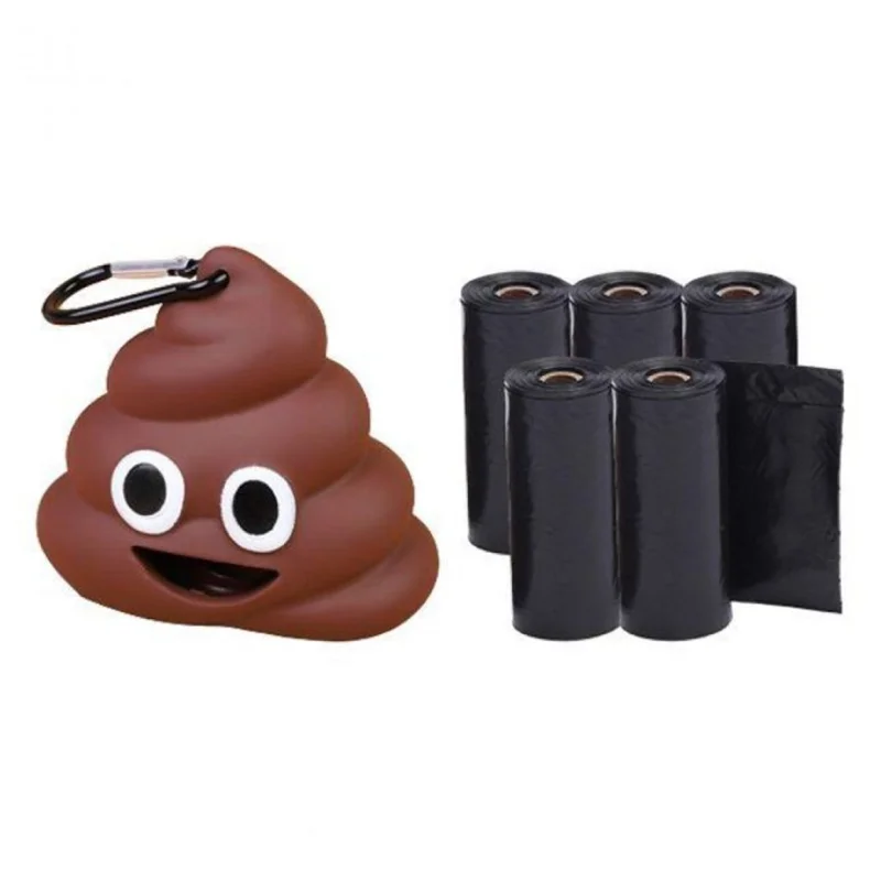 Foobag 5 roll + poop bag case pet