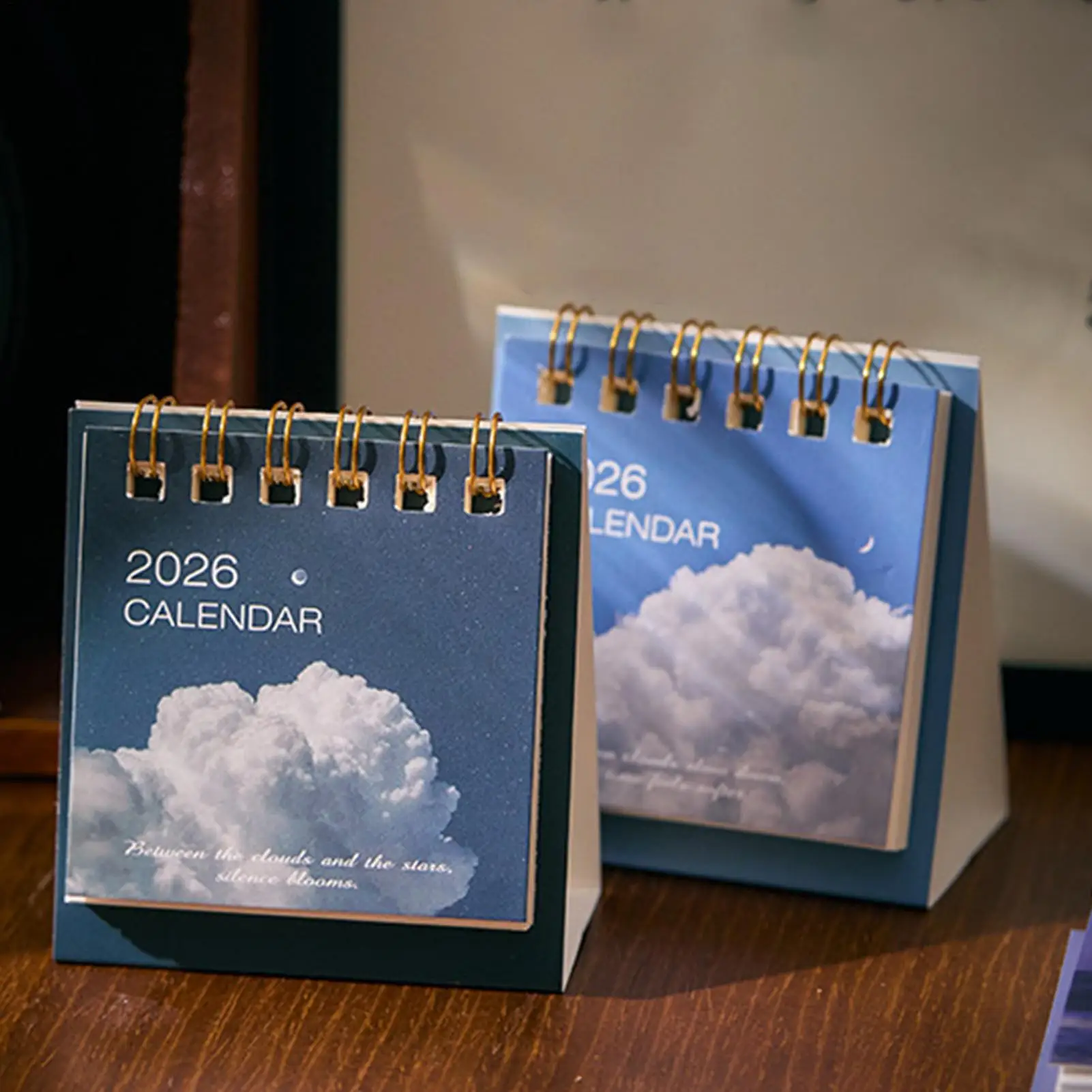 2026 Mini Desktop Calendars Cute Monthly Tracker Desk Top Calendar Portable New Year Gift For Home Office School