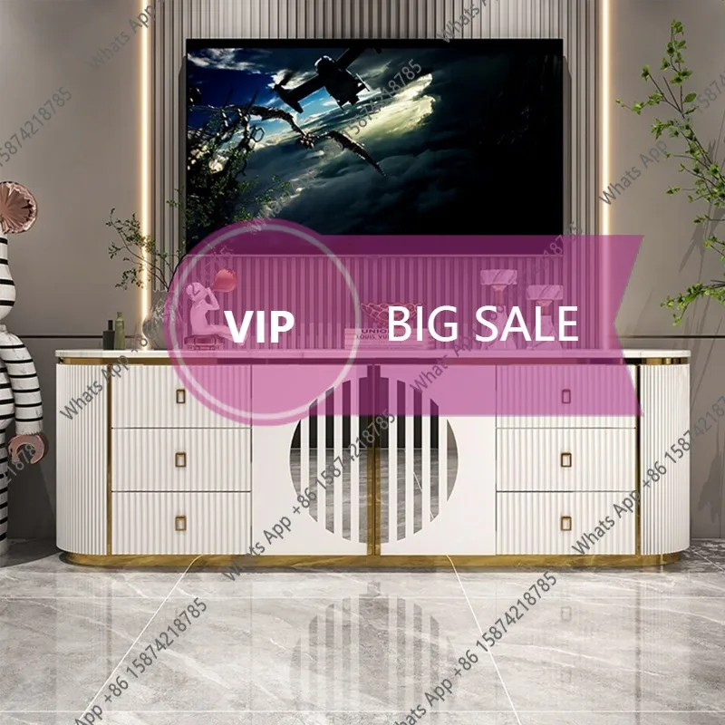 A-X No Foot Simple Tv Cabinet Decoration Classic Designer Modern Tv Stands Living Room Nordic 200Cm Mueble Televisor Furniture H