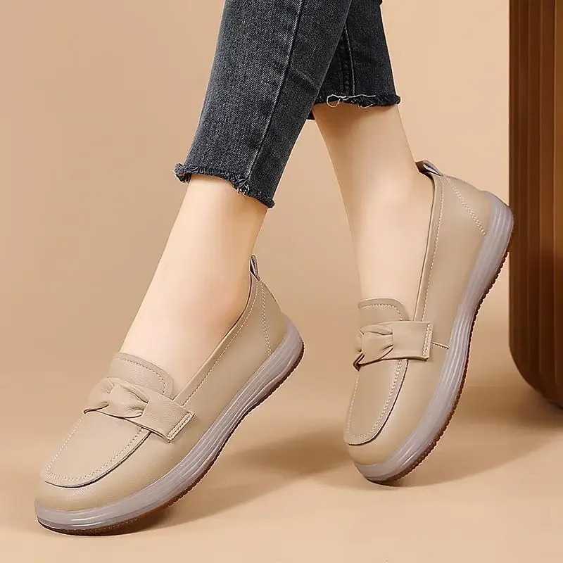 

Autumn New Rocking Women's Casual Shoes Slip-on Platform Shoes Platform Women's Wedge Oversized Shoes Loafers