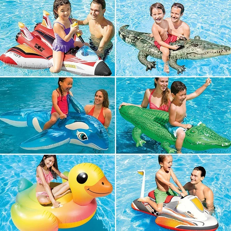 Big Inflatable animal Pool Float Floatie Ride On With Summer Beach Swimming Pool Party Lounge Raft