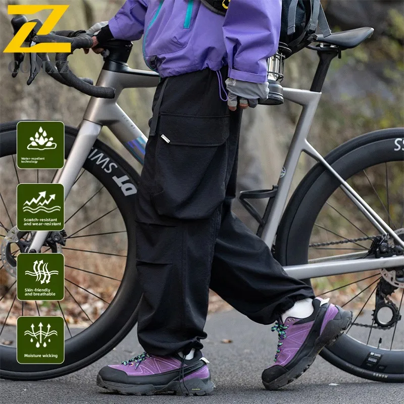 Men's Utility Cargo Pants 2025 New Autumn Vintage Soft Lightweight Trousers Loose Outdoor Camping  Adventure Comfort Pants