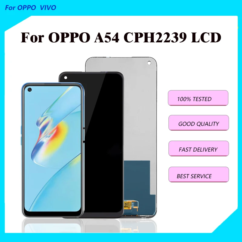 

6.51" Original For Oppo A54 4G LCD Display Touch Screen Digitizer Assembly Replacement For Oppo A54 4G CPH2239 Repair Parts