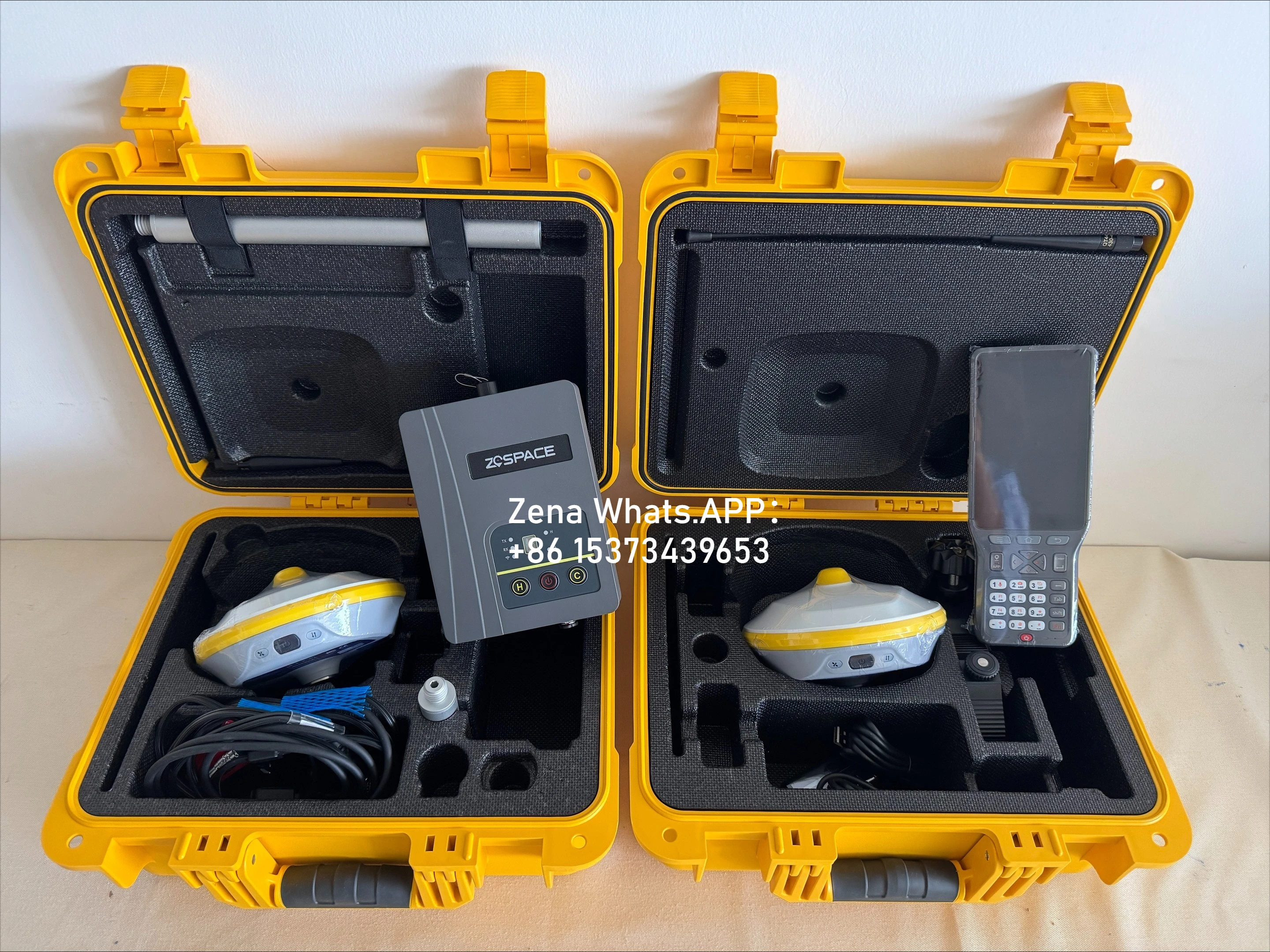 

GPS-приемник Zcspace T1AR Pro GNSS RTK с визуальным комплектом AR для геодезического геодезии, 60 ° Программное решение Tilt IMU, Surpad 4.2