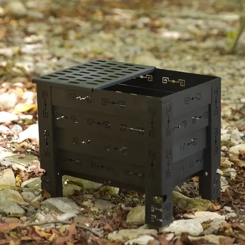 Multi-functional Camping Firewood Stove Foldable and Portable Perfect for Outdoor Camping and Heating
