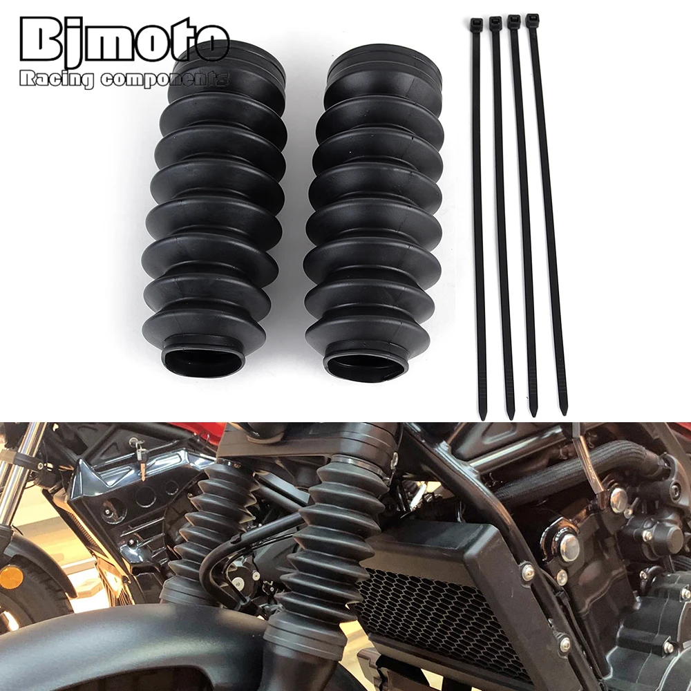 

Fork Rubber Gaiters Boots For Honda Rebel 500 300 CMX300 CMX500 CMX 300 500 Accessories Front Fork Shock Absorber Dust Cover