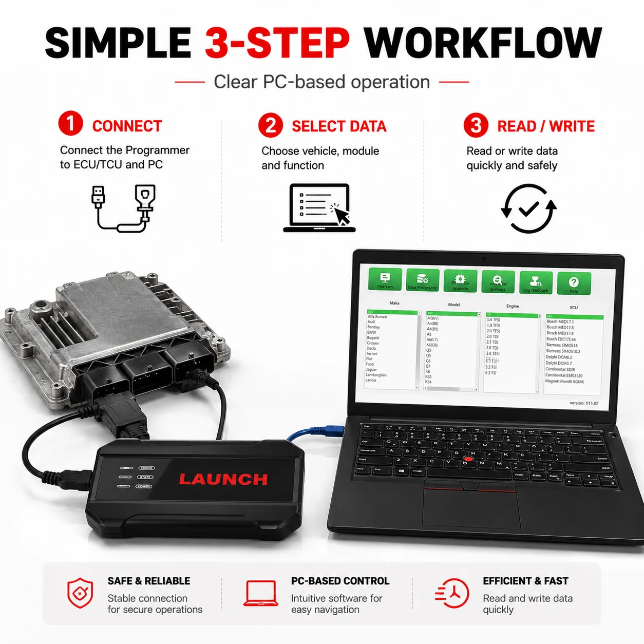 Программатор Launch X431 для Э – обзор и цена Transmission Tcu Programmer