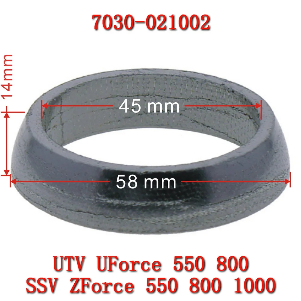 

Big Collar for Muffler 7030-021002 For CFMoto ZForce 950 1000 SSV UTV CF ZF UF 550 800 ZF1000 500 Z8 CF800(Z8) FOR POLICE MOTO