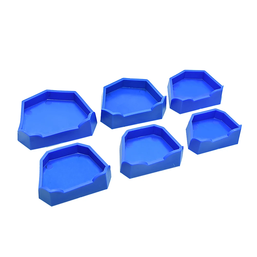 3 Sizes Dental Model Base Set Dental Mold Plaster Base Denture Tray Dental Lab Former Base Kit Oral Care Dentistry Material Tool