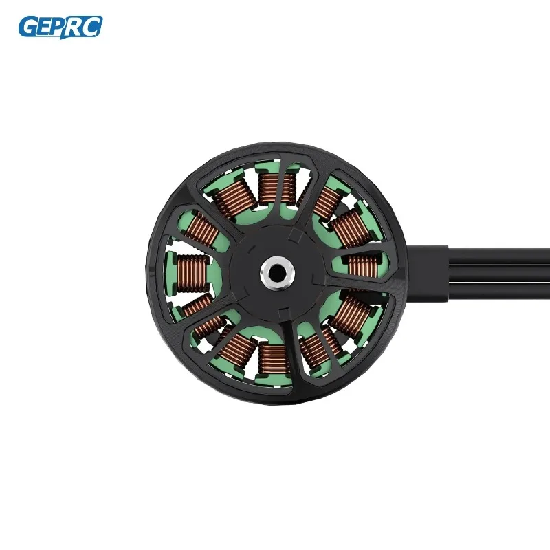 Motor geprc em4218 350kv com eixo m6 para drone de 13-15 tamanhos, motor sem escova de elevação pesada 6s-12s para fpv de longo alcance