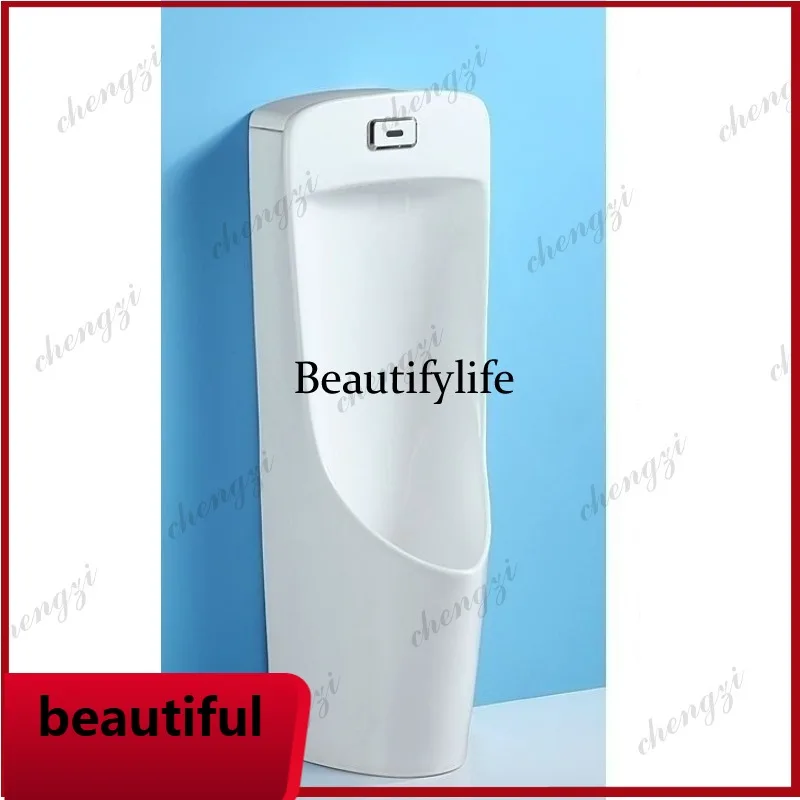 BBB Automatic induction urinal floor-to-ceiling project Hotel wall-mounted, ceramic, vertical toilet household