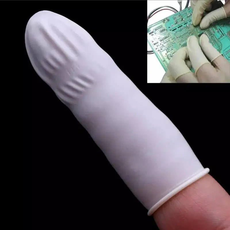 20/50/100pcs Disposable Latex Rubber Finger Cots Sets DIY Silicone UV Resin Glue Molds Epoxy Makeing Watch Repair Tool