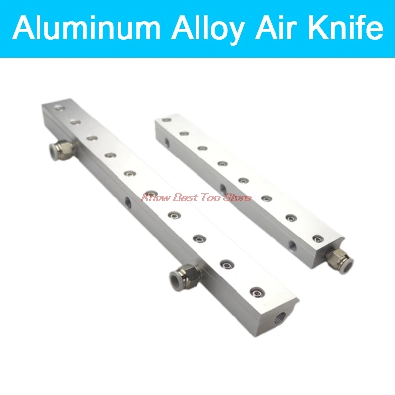 30-550mm Industrial Blower-powered Air Knife Nozzle, Air Knife, Super Air Knife, Compressed Air Knife Aluminum Alloy Air Knife