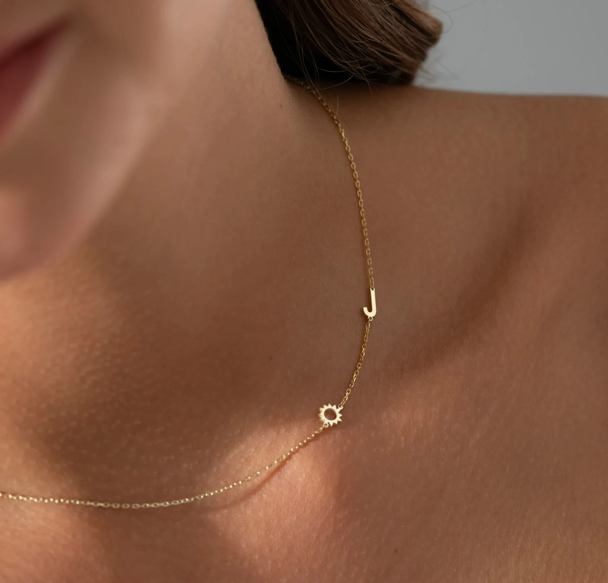 

Kkjoy Sideways Letter Necklace Personalized Paw Initial Necklace Pet Memorial Jewelry Necklace Paw Cross Cat Wing Symbol Gift