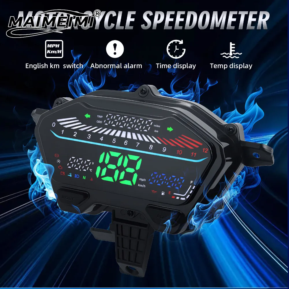 

Мотоциклетный инструмент для Honda Vario 125 LED Vario 150 Vario 160 Click V2, цифровой спидометр для мотоцикла, топливный тахометр, часы