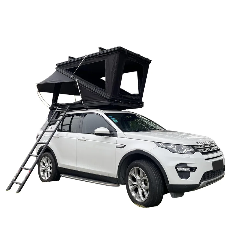 af-2026 Car Roof Tent Dual Hydraulic Telescopic Camping Cotton Fabric 3-4 Person Hardshell Rooftop Tents