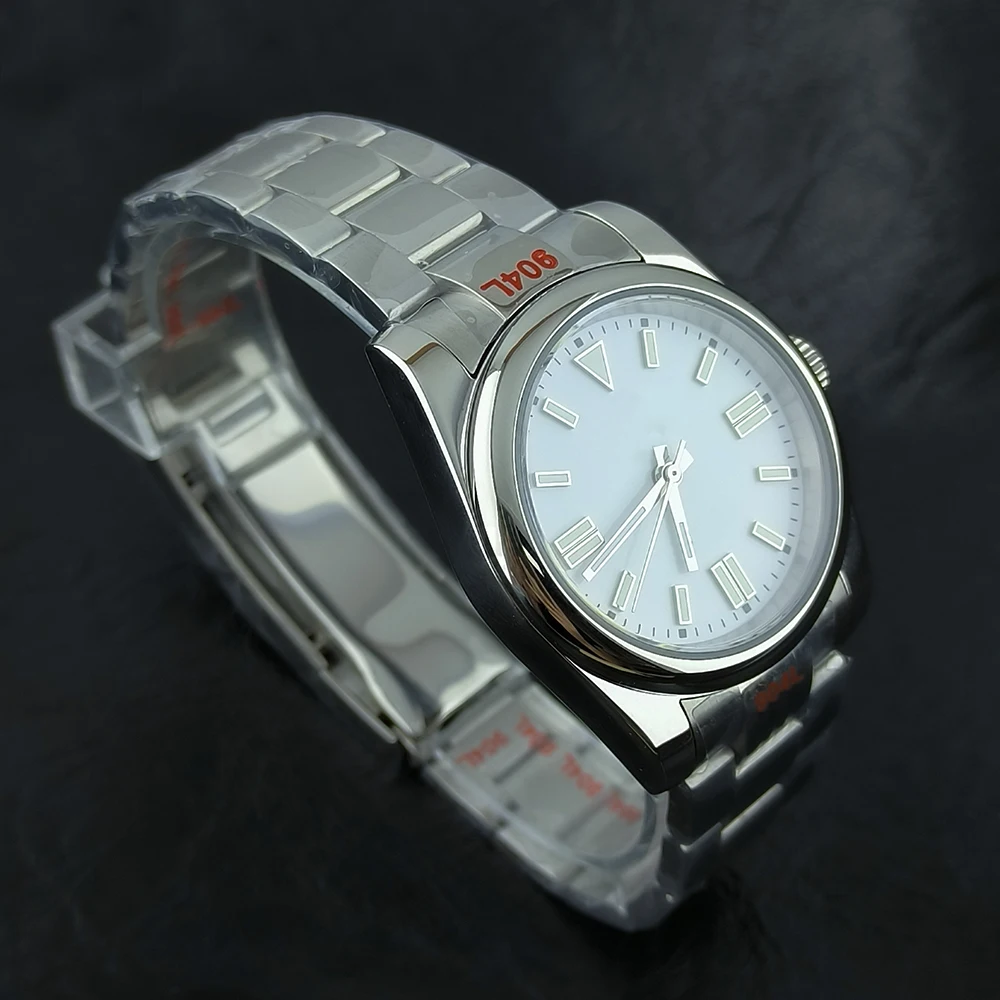 High quality NH35 watch 36/39mm men's stainless steel automatic watch illuminated dial custom logo watch NH35 movement