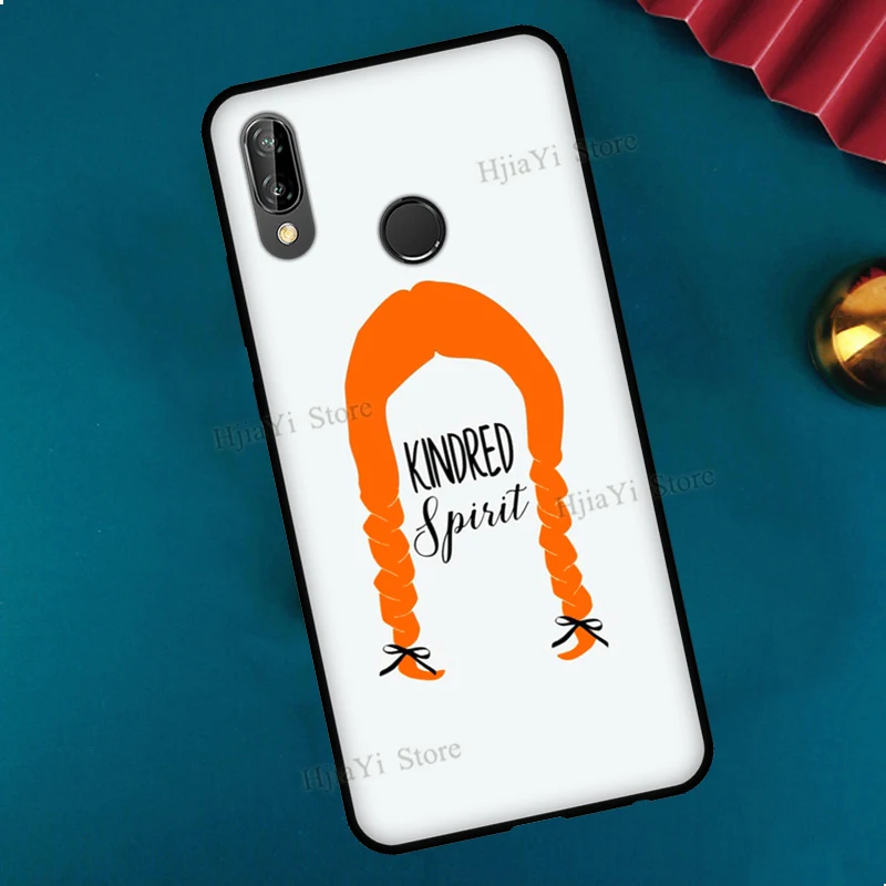 Anne dengan E untuk Huawei P30 Pro P20 P40 Mate 10 20 Lite Casing untuk Huawei P Smart 2019 2021 Cover Fundas