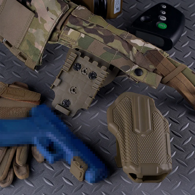 مجموعة حزام Airsoft للاستخدام الخارجي مع حقيبة مجلة ثلاثية وحقيبة استرداد PHC، مجموعة أدوات طبية سريعة التحرير، حافظة عالمية سريعة السحب #3