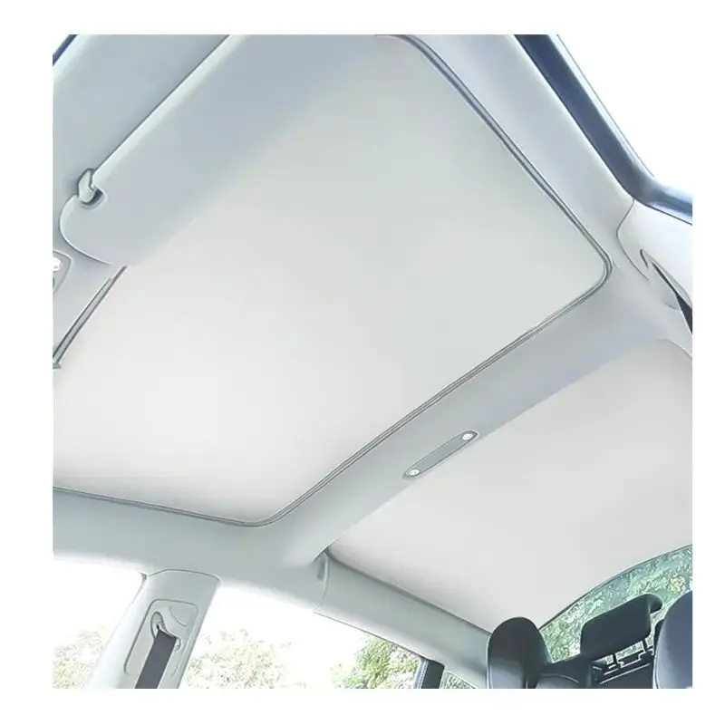 2023 Roof Sunshade Top Window UV Sun sunroof sunshade for  model y Glass  No Sag Stretchable Heat Insulation Cover Foldable