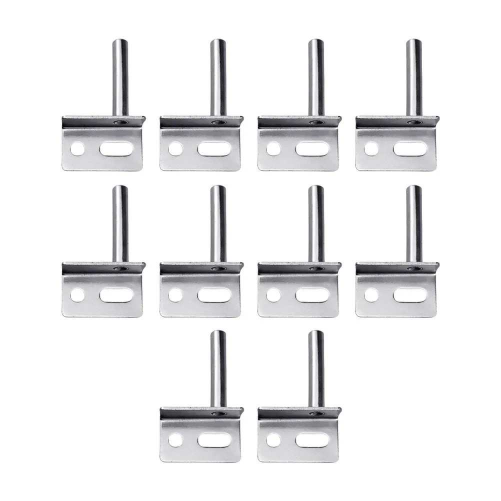10 Uds bisagras de puerta resistentes para puertas de madera bisagra pivotante comercial de estilo largo plateado accesorios de Hardware duraderos anchos