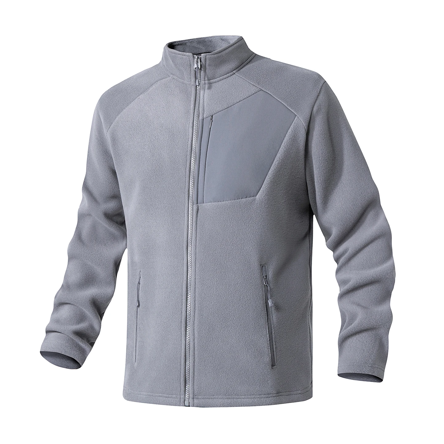 

Антистатический износостойкий теплосберегающий флисовый кардиган-свитшот мужской осенне-зимний новый из полиэфирного волокна