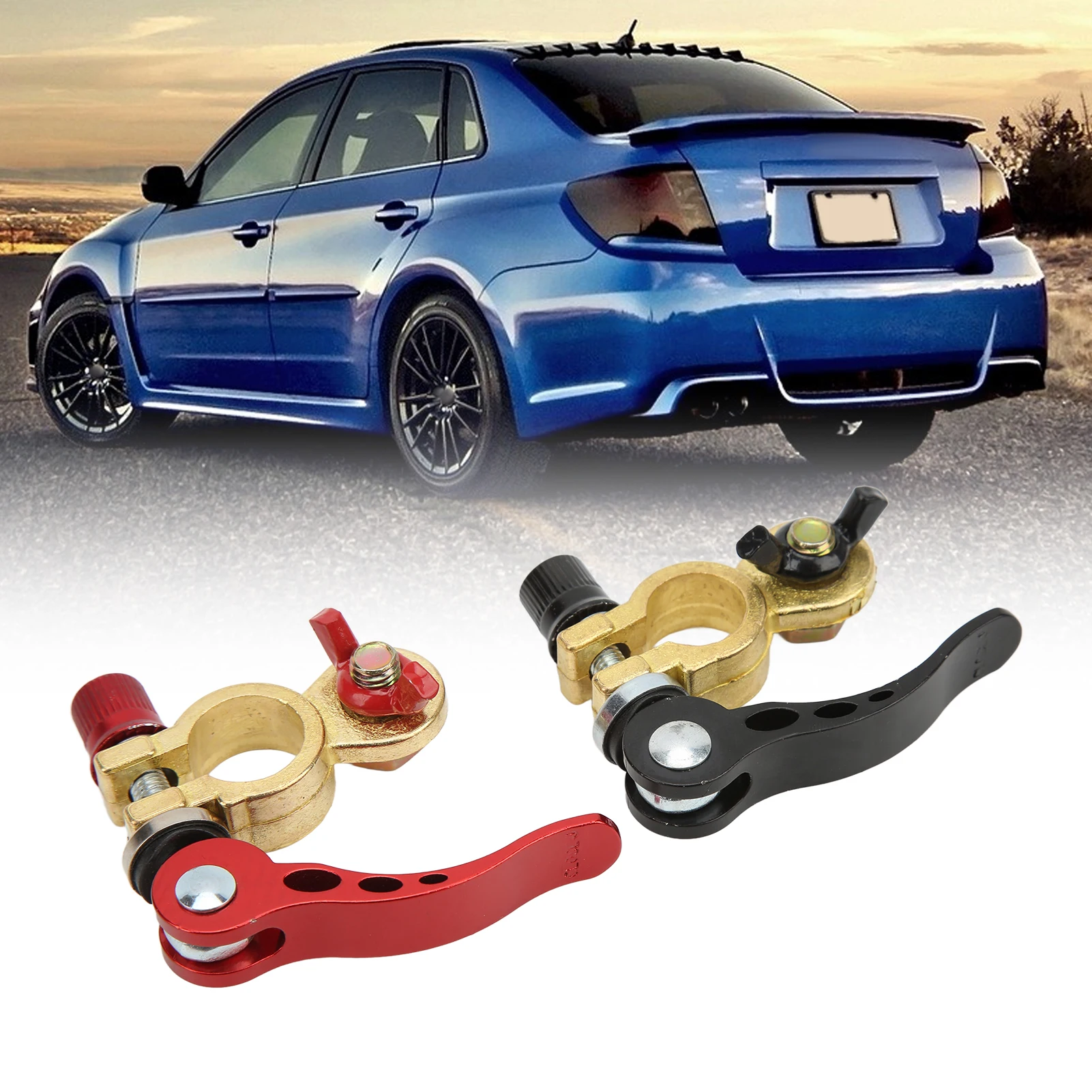 Batterij Quick Release Terminal 16-18mm Positieve Negatieve Connector voor Auto's Campers Schepen Auto Batterij Klem