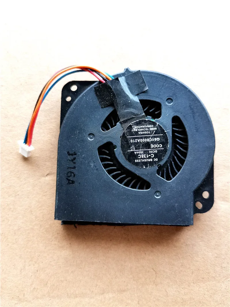 laptop cpu cooling fan Cooler FOR Toshiba G61C0000A210 C-138C M-P24C 5V 0.35A