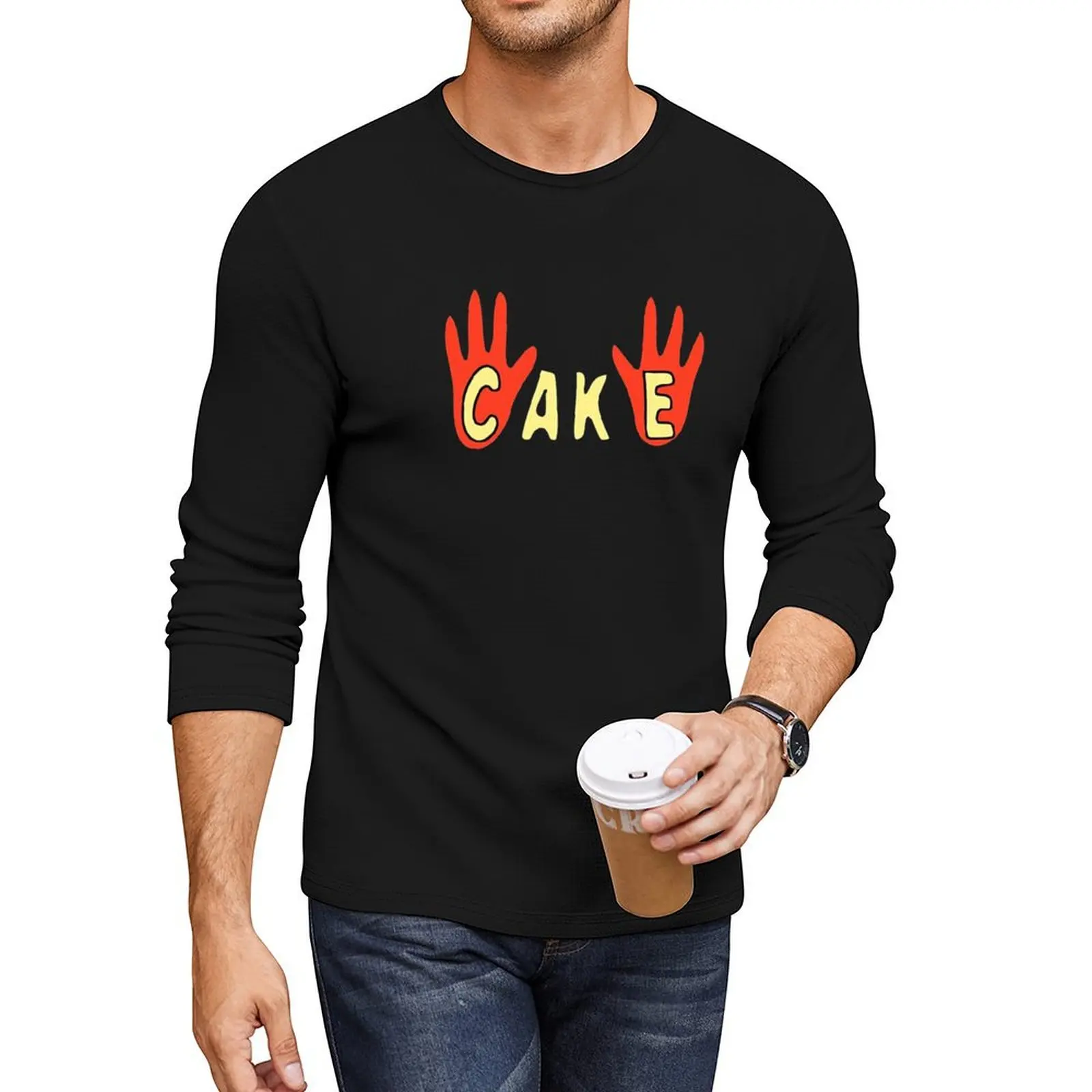 Cake Long T-Shirt hippie clothes boys white t shirts funny t shirt Oversized t-shirt mens graphic t-shirts