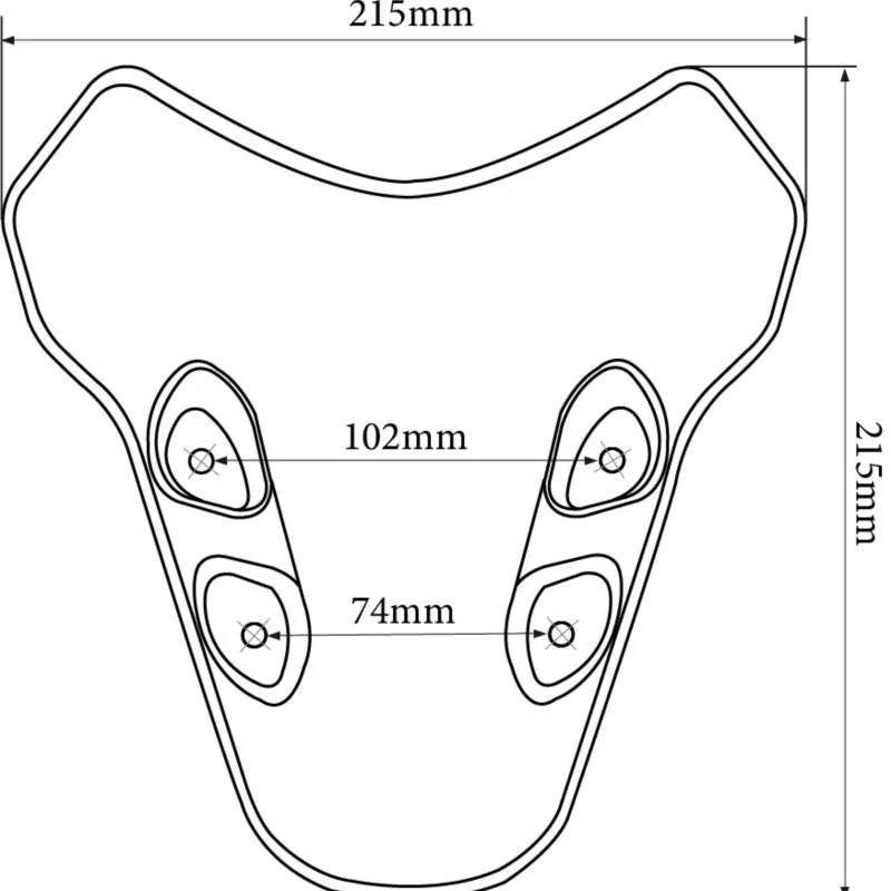 MT07 2024 Wind Screen Deflector For YAMAHA MT-07 MT 07 2021 2022 2023 Windproof Motorcycle Accessories Windshield Windscreen