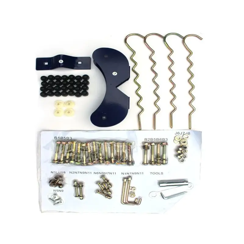 مجموعة أرجوحة معدنية خارجية مع طائرة شراعية للأطفال والأطفال الصغار - معدات ملعب متينة لمتعة الأطفال ووقت اللعب #4